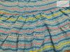 Kids 5-6 év 110-116 cm kék, színes mintás pamut lány szoknya - újszerű,hibátlan