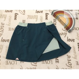   Decathlon 12-13 év 152-158 cm zöld sport lány túra (rövid)nadrágszoknya - új, címkés