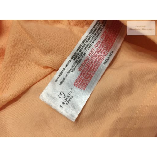 Primark 12- 18 hó 80 -86 cm barackvirág színű, virágmintás pamut lány rövid legging - szoknya - újszerű,hibátlan