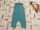 TU 3-6 h 62-68 cm zöld, oldalt zsebes-gombos, vékony  pamut fiú  all in/ playsuit- újszerű,hibátlan