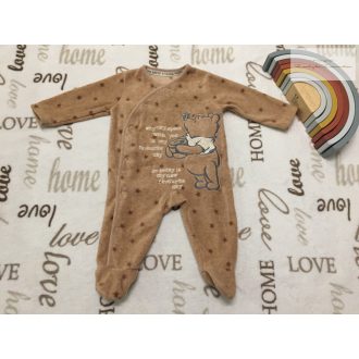   Disney at George tiny baby 2,7 kg  barna, csillag és Micimackó mintás puha polár  rugdalózó - újszerű,hibátlan