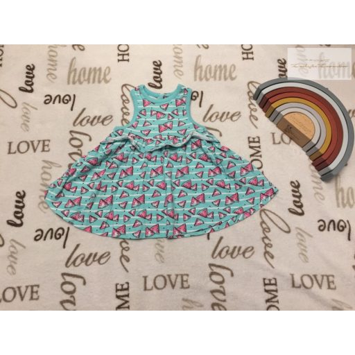 Topomini 56 cm dinnye mintás pamut lány ruha -újszerű,hibátlan