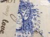 Ted Baker 0-3 hó 6 kg kék - fehér virág-zsiráf-fa mintás pamut lány rugdalózó- újszerű,hibátlan