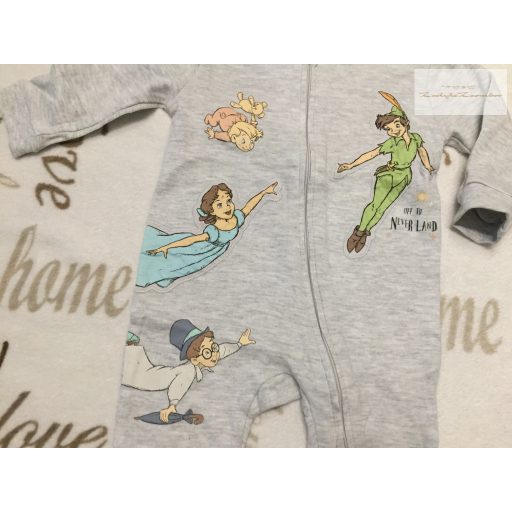 Disney at Primark 3-6 hó 62-68 cm szürke, Csingiling mintás pamut rugdalózó-újszerű,hibátlan