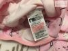 Mothercare 3 - 6 hó 8 kg rózsaszín, télapó-rénszarvas-nyuszi mintás  pamut lány karácsonyi tipegő / rugdalózó - újszerű,hibátlan