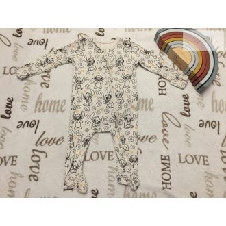   Disney at George 3-6 hó 62-68 cm Lilo §Stich mintás bordázott  pamut  rugdalózó- újszerű,hibátlan